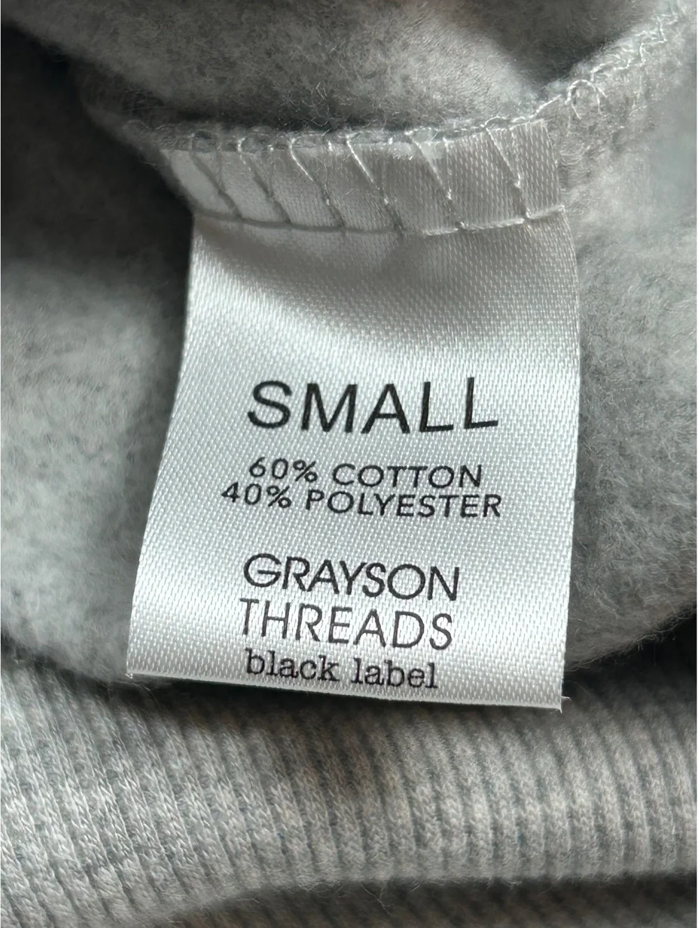 Grayson Threads Black Label California Hoodie Small Gray Graphic Sweatshirt NWT